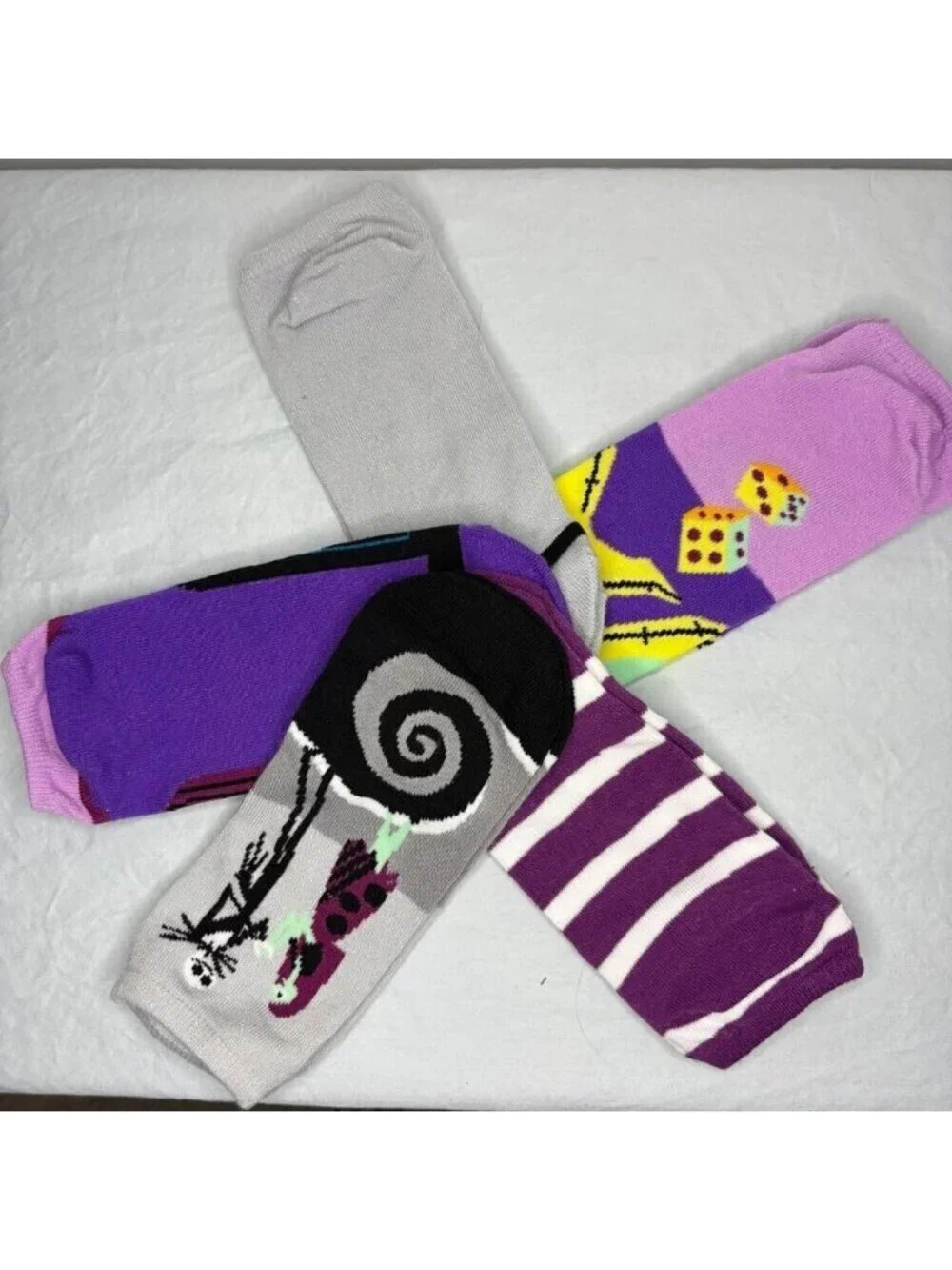 DISNEY SOCKS NWOT 5 Pair Nightmare Before Christmas